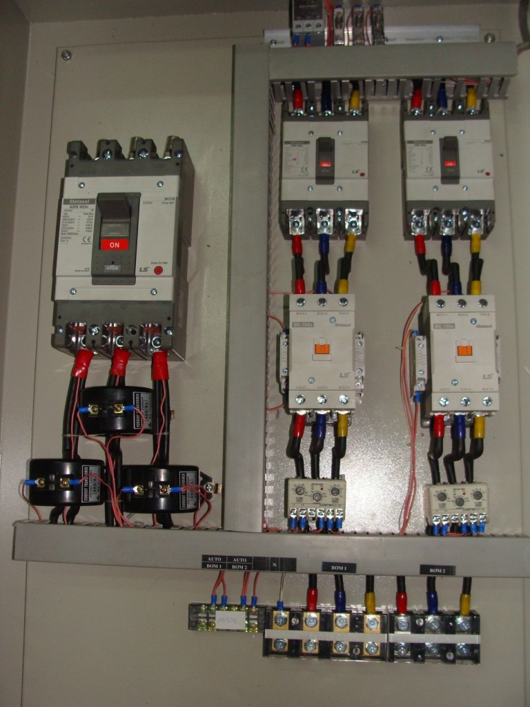 tủ điện điều khiển máy bơm tự động